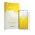 Parte frontal de un envase de producto con el logotipo de la marca upscreen. Al lado se muestra el dispositivo Sharp Aquos R11