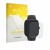 Parte frontal de un envase de producto con el logotipo de la marca upscreen. Al lado se muestra el dispositivo Vivo Watch GT 2