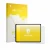 Parte frontal de un envase de producto con el logotipo de la marca upscreen. Al lado se muestra el dispositivo Vivo iQOO Pad 5
