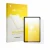 Parte frontal de un envase de producto con el logotipo de la marca upscreen. Al lado se muestra el dispositivo Lenovo Idea Tab