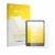 Parte frontal de un envase de producto con el logotipo de la marca upscreen. Al lado se muestra el dispositivo Amazon Kindle P