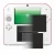 Imagen del dispositivo Nintendo 2DS con una amplia variedad de protectores de pantalla.