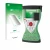 Parte frontal de un envase de producto con el logotipo de la marca upscreen. Al lado se muestra el dispositivo Leica Viva Cont