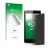 Parte frontal de un envase de producto con el logotipo de la marca upscreen. Al lado se muestra el dispositivo THL 5000T con s
