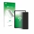 Parte frontal de un envase de producto con el logotipo de la marca upscreen. Al lado se muestra el dispositivo AGM Pad P2 con 