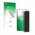 Parte frontal de un envase de producto con el logotipo de la marca upscreen. Al lado se muestra el dispositivo Doogee N55 con 