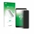 Parte frontal de un envase de producto con el logotipo de la marca upscreen. Al lado se muestra el dispositivo Nokia T10 (retr