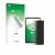 Parte frontal de un envase de producto con el logotipo de la marca upscreen. Al lado se muestra el dispositivo Lenovo Tab One 