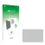 Parte frontal de un envase de producto con el logotipo de la marca upscreen. Al lado está el protector de pantalla correspondi