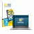 Parte frontal de un envase de producto con el logotipo de la marca BROTECT. Al lado se muestra el dispositivo HP Zbook Firefly