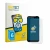Parte frontal de un envase de producto con el logotipo de la marca BROTECT. Al lado se muestra el dispositivo Point Mobile MF5