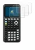 Imagen del dispositivo Texas Instruments TI-84 Plus CE-T Python con una amplia variedad de protectores de pantalla.