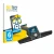 Parte frontal de un envase de producto con el logotipo de la marca BROTECT. Al lado se muestra el dispositivo Motocaddy M7 GPS
