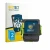 Parte frontal de un envase de producto con el logotipo de la marca BROTECT. Al lado se muestra el dispositivo Zebra WS501 con 