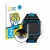 Parte frontal de un envase de producto con el logotipo de la marca BROTECT. Al lado se muestra el dispositivo Garmin Forerunne