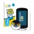 Parte frontal de un envase de producto con el logotipo de la marca BROTECT. Al lado se muestra el dispositivo Garmin Edge Expl