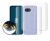 Imagen del dispositivo Google Pixel 9a (Frontal+Trasero) con una amplia variedad de protectores de pantalla.