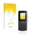 Parte frontal de un envase de producto con el logotipo de la marca upscreen. Al lado se muestra el dispositivo Nokia 110 (2023