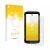 Parte frontal de un envase de producto con el logotipo de la marca upscreen. Al lado se muestra el dispositivo Ulefone Armor M