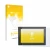 Parte frontal de un envase de producto con el logotipo de la marca upscreen. Al lado se muestra el dispositivo WAGO Web Panel 