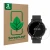 Parte frontal de un envase de producto con el logotipo de la marca ScreenLeaf. Al lado se muestra el dispositivo Relojes (Circ