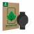 Parte frontal de un envase de producto con el logotipo de la marca ScreenLeaf. Al lado se muestra el dispositivo Garmin Foreru