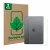 Parte frontal de un envase de producto con el logotipo de la marca ScreenLeaf. Al lado se muestra el dispositivo Apple iPad 10
