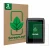 Parte frontal de un envase de producto con el logotipo de la marca ScreenLeaf. Al lado se muestra el dispositivo Bosch Kiox 30