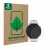 Parte frontal de un envase de producto con el logotipo de la marca ScreenLeaf. Al lado se muestra el dispositivo Garmin Foreru