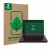 Parte frontal de un envase de producto con el logotipo de la marca ScreenLeaf. Al lado se muestra el dispositivo GPD Win Max 2