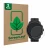 Parte frontal de un envase de producto con el logotipo de la marca ScreenLeaf. Al lado se muestra el dispositivo Suunto Race S