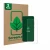 Parte frontal de un envase de producto con el logotipo de la marca ScreenLeaf. Al lado se muestra el dispositivo ZTE Blade A34