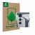 Parte frontal de un envase de producto con el logotipo de la marca ScreenLeaf. Al lado se muestra el dispositivo Cubot Max 5 (