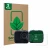 Parte frontal de un envase de producto con el logotipo de la marca ScreenLeaf. Al lado se muestra el dispositivo Rollei 9s Cub