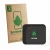 Parte frontal de un envase de producto con el logotipo de la marca ScreenLeaf. Al lado se muestra el dispositivo Saphe T con s