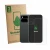 Parte frontal de un envase de producto con el logotipo de la marca ScreenLeaf. Al lado se muestra el dispositivo Google Pixel 