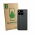 Parte frontal de un envase de producto con el logotipo de la marca ScreenLeaf. Al lado se muestra el dispositivo Google Pixel 