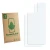 Parte frontal de un envase de producto con el logotipo de la marca ScreenLeaf. Al lado está el protector de pantalla correspon